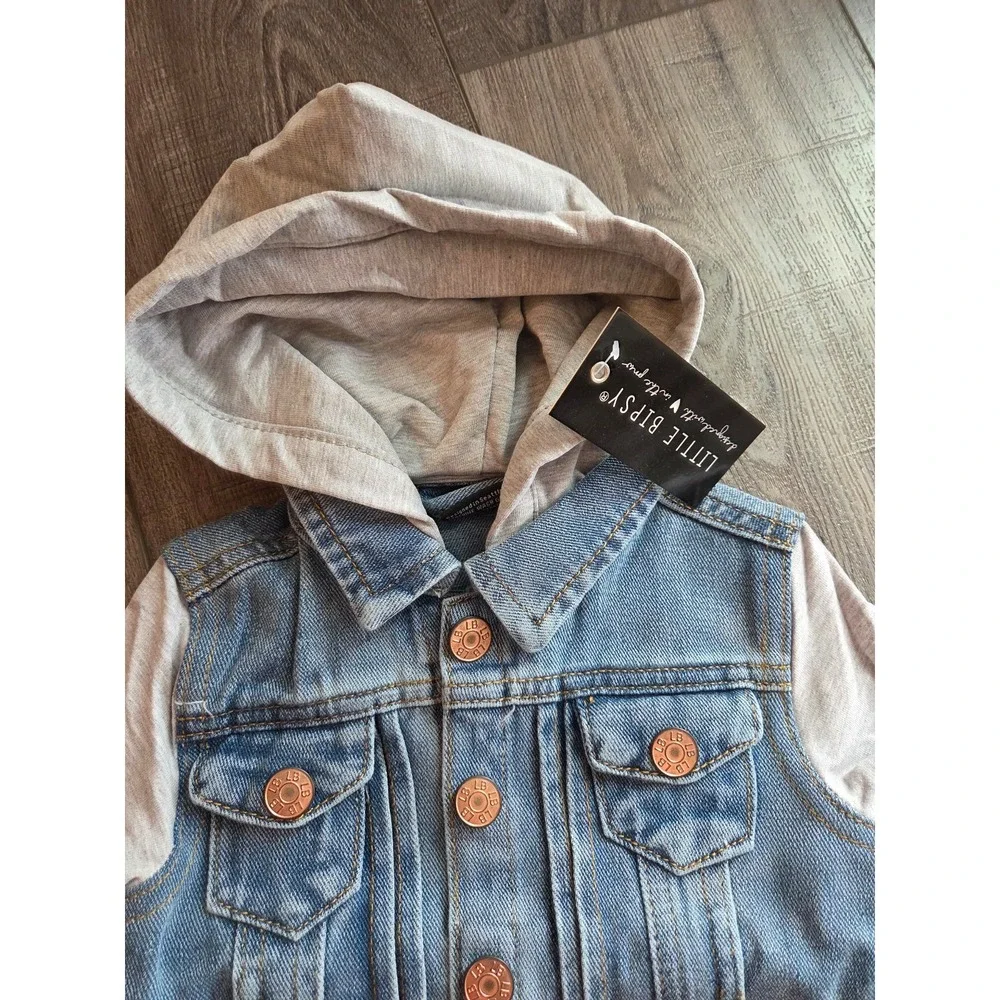 Little bipsy baby boy jacket 3-6 mos‎